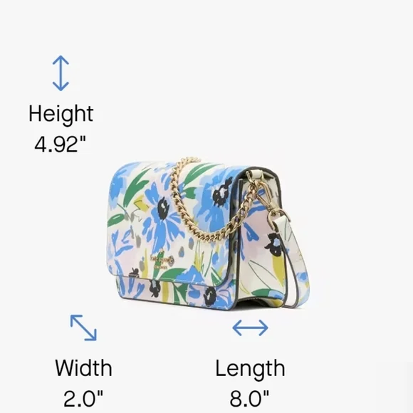 NWT Kate Spade Floral Crossbody + Matching Card Holder Set – Retail $448 - Picture 5 of 12